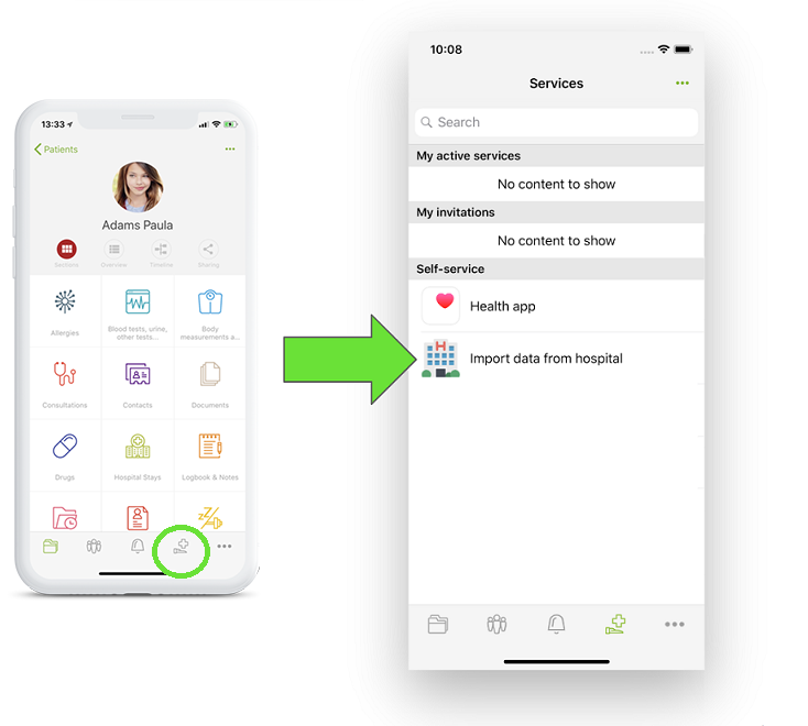 Get your health data from your hospital in Andaman7