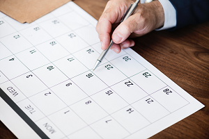 Calendrier des événements du mois de juin 2019 